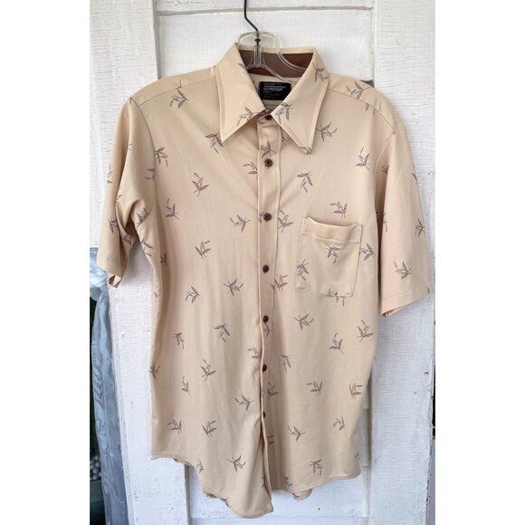 Vintage 1970s Mens JcPenny Button Up Casual Shirt size L - Picture 15 of 15